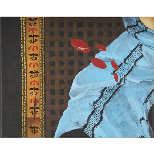 UNKNOWN ARTIST Painting N52 1999 oil on canvas 28 x 36cm