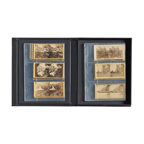 EARLY STEREOVIEWS: A GROUP OF TASMANIAN VIEWS Mostly third quarter 19th century