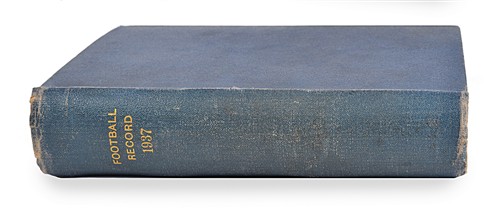 1036 · BOUND EDITIONS OF 'THE FOOTBALL RECORD', 1937