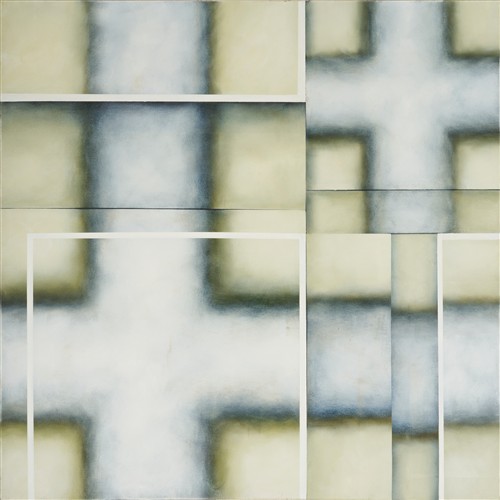 MARIE HAGERTY (born 1964) Verdance 1998 oil on linen 122 x 122cm