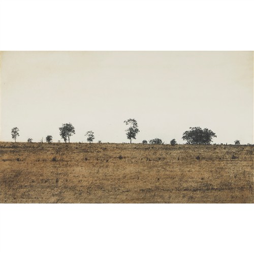 IAN GRANT (born 1947) White Sky etching, ed. 11/25 40 x 61cm (61 x 79cm framed)