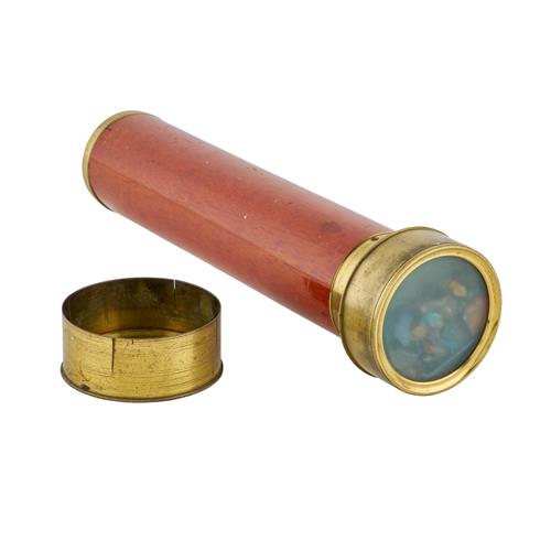 67 · A VICTORIAN BRASS AND MAHOGANY KALEIDOSCOPE *CITES permit may be required for export
