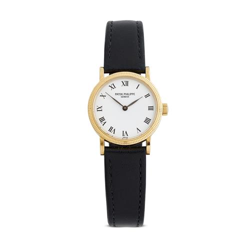 Patek Philippe Calatrava Ref 4809j-011 A Lady'S 18ct Gold Wrist Watch Sold 2001