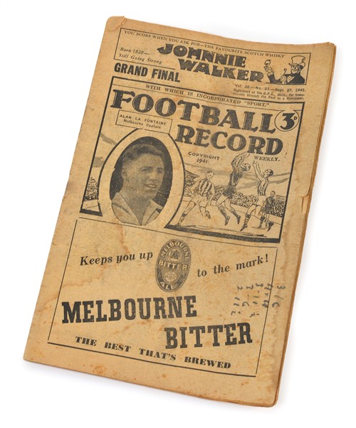 1058 · A 1941 GRAND FINAL FOOTBALL RECORD