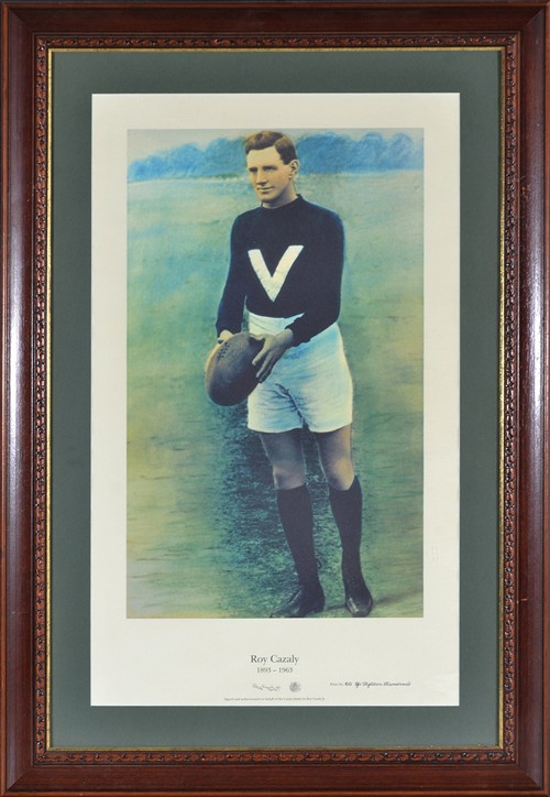 A LIMITED EDITION ROY CAZALY PRINT