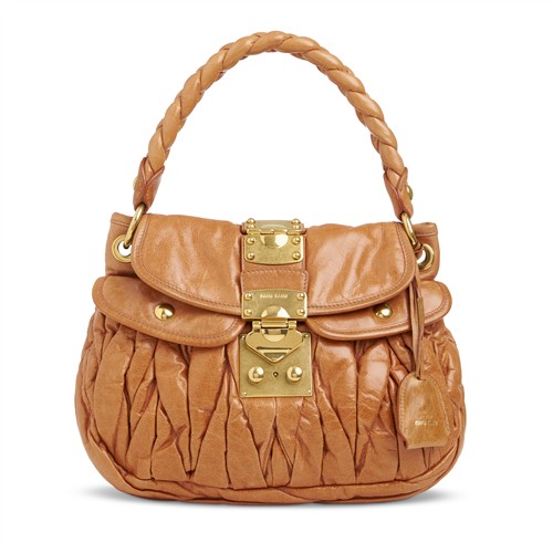 68 · MIU MIU, COFFER SHOULDER BAG