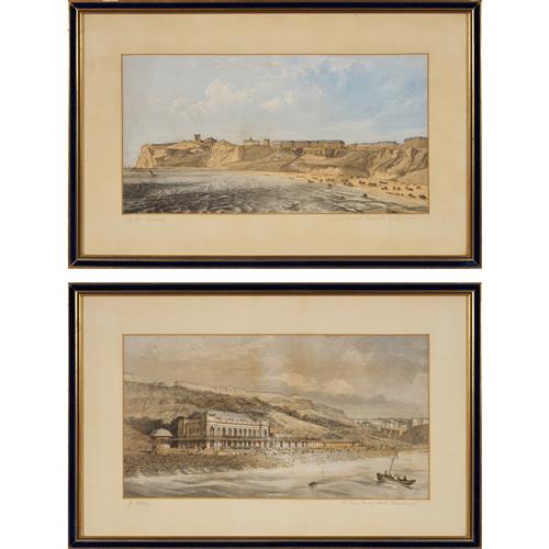 42 · TWO 19TH CENTURY PRINTS OF SCARBOROUGH COASTAL SCENES