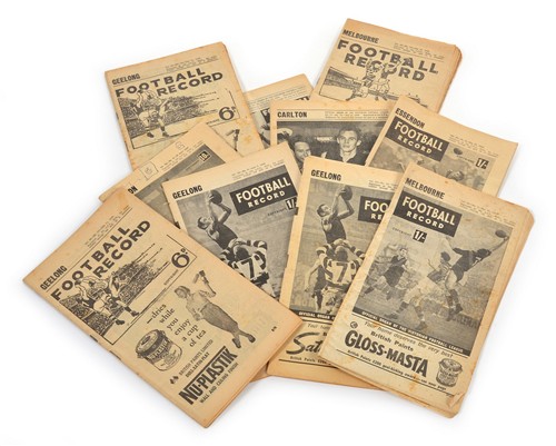 1080 · A COLLECTION OF TEN FOOTBALL RECORDS