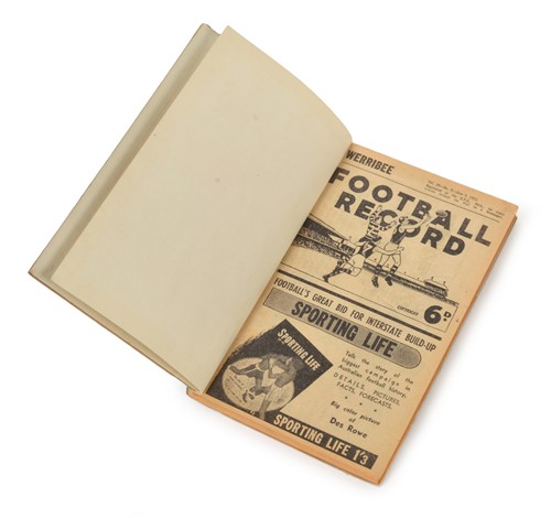 BOUND EDITIONS OF THE 'THE FOOTBALL RECORD', 1952