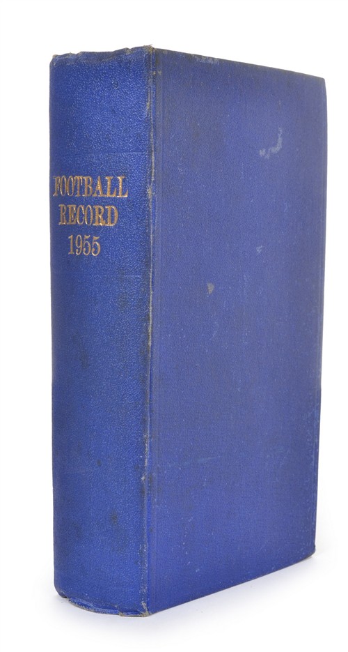 BOUND EDITIONS OF 'THE FOOTBALL RECORD', 1955