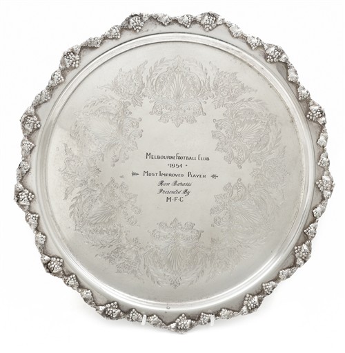 1954 MOST IMPROVED PLAYER PRESENTATION SALVER
