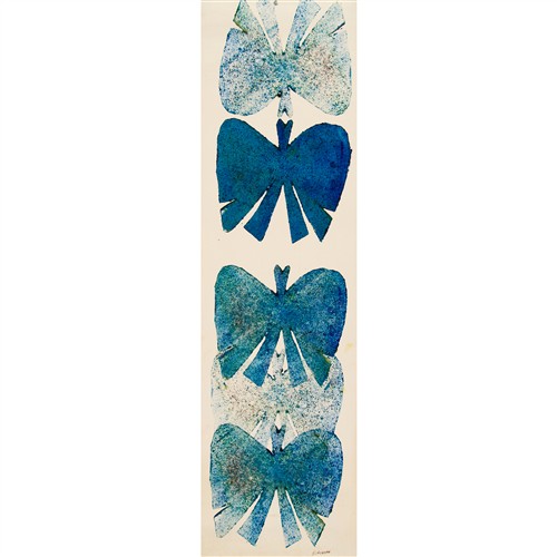 40 · CHARLES BLACKMAN (1928-2018) (Butterflies) 1989 monotype 133 x 40cm