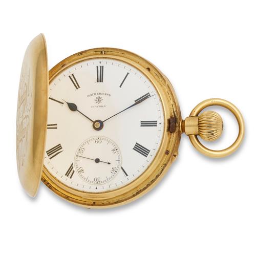 Rotherams London An 18ct Gold Huntingcased Pocketwatch Circa 1907