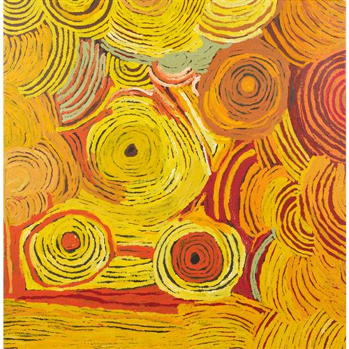 83 · KATJARRA BUTLER (born 1946) (Language group: Pintupi/Ngaanyatjarra) Ngamurra 2010 synthetic polymer paint on canvas 121 x 118cm