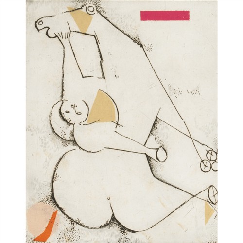 73 · MARINO MARINI (Italian, 1901-1980) Gioco Perfetto etching, P.A 38.5 x 31.5cm (80.5 x 60cm framed)