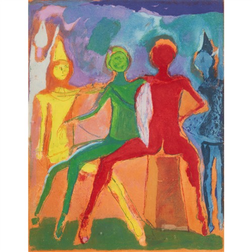 74 · MARINO MARINI (Italian, 1901-1980) Marino from Shakespeare II 1977-78 etching, aquatint and drypoint, ed. 35/75 48.5 x 38cm (84 x 73...