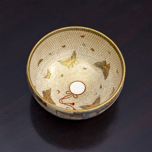 86 · A SMALL SATSUMA BOWL BY SHOKOZAN