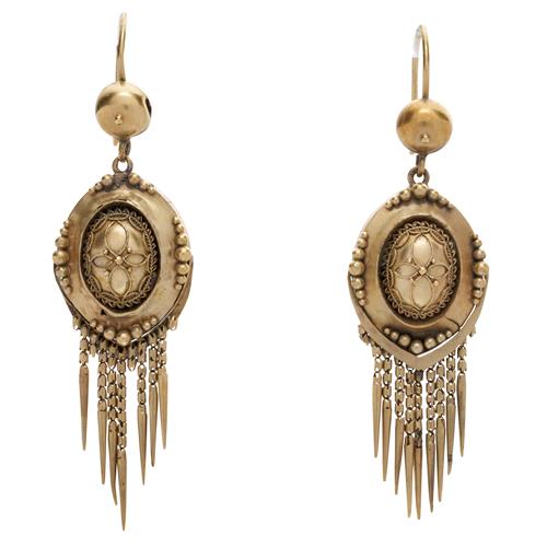 32 · PAIR OF ANTIQUE EARRINGS Property of a Private Sydney Collector