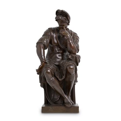 26 · A BRONZE PORTRAIT OF LORENZO DE' MEDICI, DUKE OF URBINO Second half 20th century