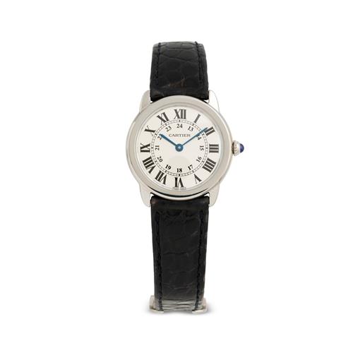 Cartier Ronde De Cartier A Lady'S Stainless Steel Wrist Watch Circa 2015