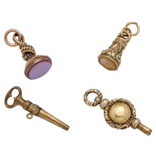 COLLECTION OF FOB KEYS AND SEALS Property of a Private Sydney Collector