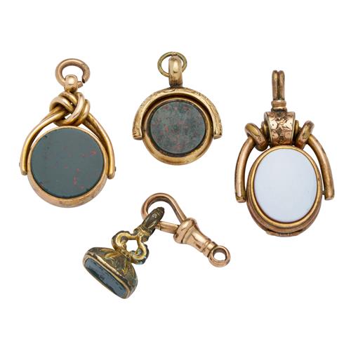 COLLECTION OF FOBS AND A SEAL Property of a Private Sydney Collector