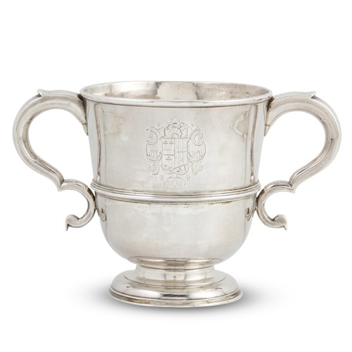 32 · A GEORGE I STERLING SILVER TWO-HANDLED CUP Gabriel Sleath, London, 1724