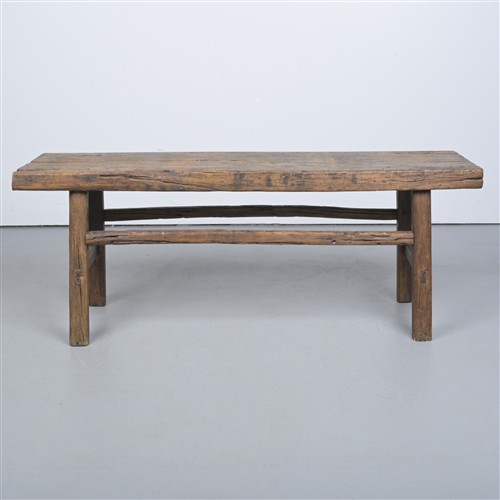 A Provincial-Style Chinese Low Table (65h X 170w X 49d Cm)