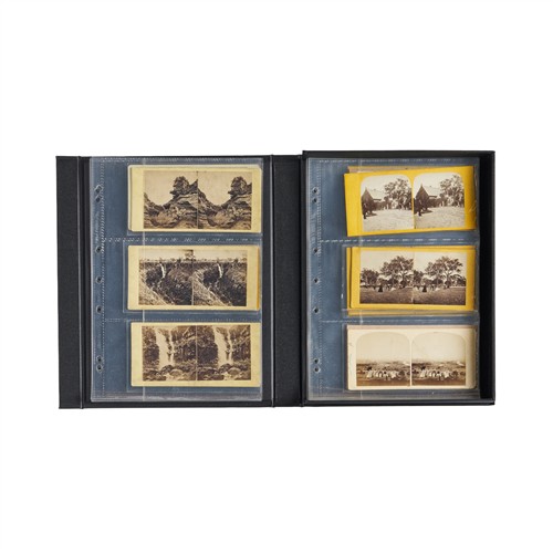 EARLY AUSTRALIAN STEREOVIEWS: A GROUP OF VIEWS IN VICTORIA Third quarter 19th century