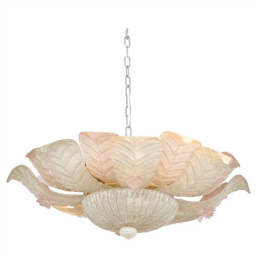 A MODERN MURANO GLASS PENDANT LIGHT 1980s Please see important information below regarding collection of lots in this auction.