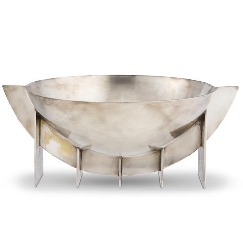 71 · A MODERNIST SILVER PLATE CENTREPIECE BOWL BY MAISON DESNY Paris, late 1920s