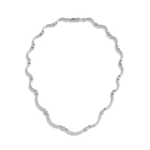 18ct Gold And Diamond Necklace