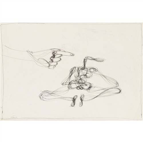 53 · CHARLES BLACKMAN (1928-2018) (Hand and Figure) ink on tracing paper 53 x 75cm (sheet)