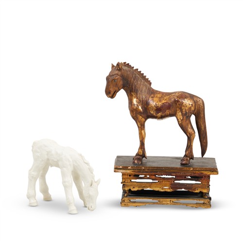 83 · TWO FIGURES OF HORSES Please see important information below regarding collection of lots in this auction.