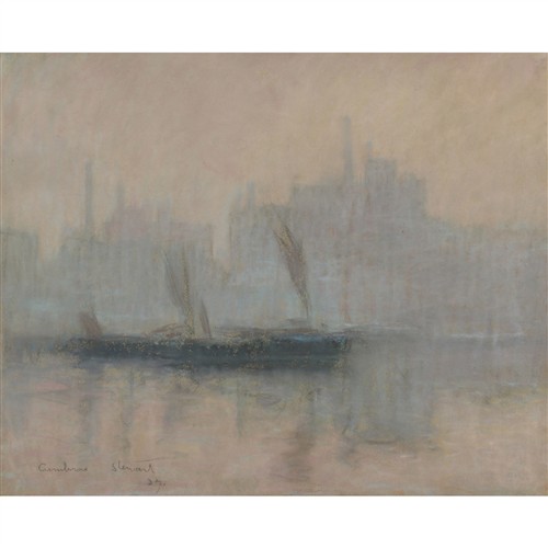 61 · JANET AGNES CUMBRAE-STEWART (1883-1960) (London) 1927 pastel on paper 35.5 x 44cm