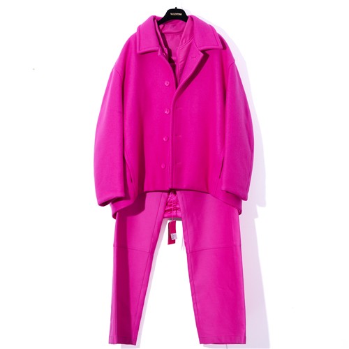 27 · VALENTINO, WOOL COAT