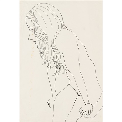 54 · CHARLES BLACKMAN (1928-2018) Tracey ink on tracing paper 76 x 53cm (sheet)