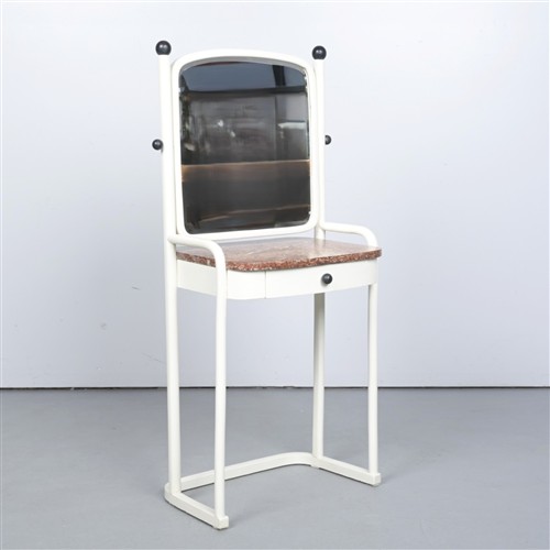 No. 1134 Dressing Table In The Manner Of Josef Hoffmann For J&J Kohn, Provenance Geoffrey Hatty (137h X 66w X 48d Cm)