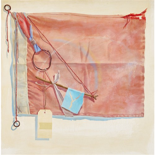 21 · TIM STORRIER (born 1949) Untitled 1980 oil on canvas 61.5 x 61cm (63 x 63cm framed)