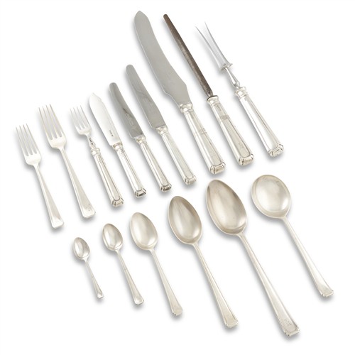85 · AN ELIZABETH II STERLING SILVER FLATWARE SERVICE Harrison Brothers & Howson, Sheffield, 1958