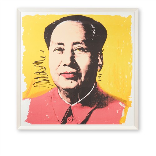 After Andy WARHOL (1928-1987) 'Mao' Photographic reproduction after the original screenprint 128 x 128cm overall (including frame)