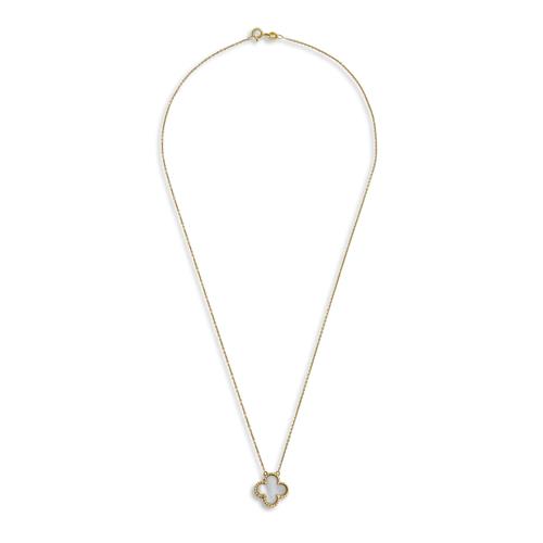 Van Cleef & Arpels, 18ct Yellow Gold And Mother Of Pearl 'Alhambra' Pendant