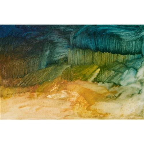 65 · CHARLES BLACKMAN (1928-2018) (Landscape) c.1973 oil on linen paper 52.5 x 77.5cm (sheet)