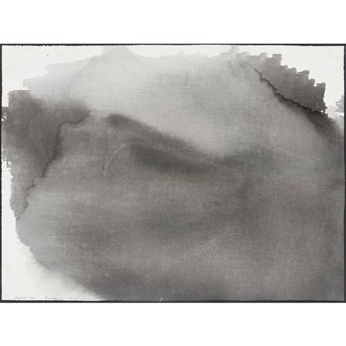68 · CHARLES BLACKMAN (1928-2018) Paris Sky 1971 ink and wash on paper 51 x 65.5cm (sheet)