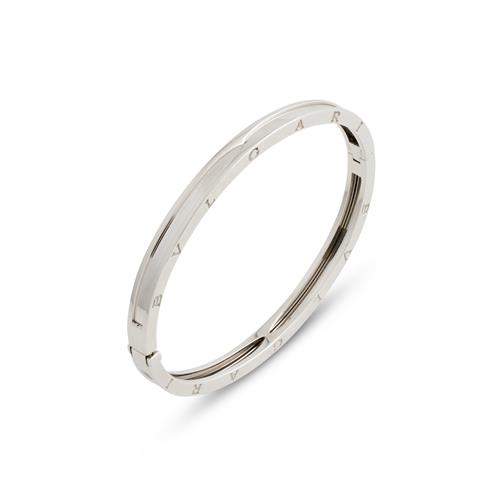 Bulgari, 18ct White Gold 'B. Zero1' Bangle