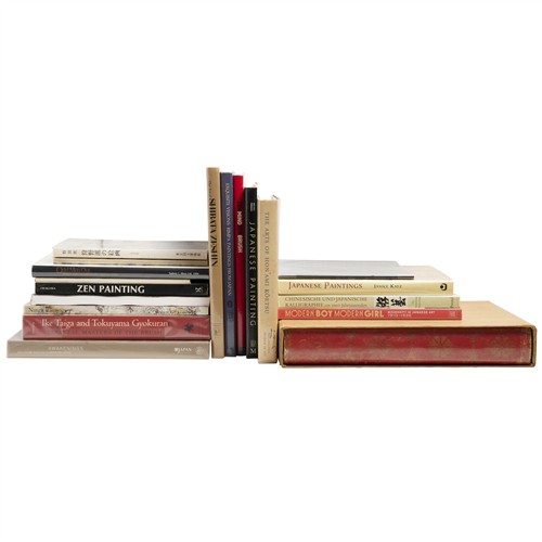 1037 · 17 REFERENCE BOOKS AND EXHIBITION CATALOGUES ON JAPANESE PAINTING AND CALLIGRAPHY