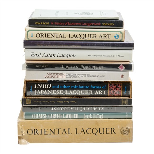 1010 · 13 REFERENCE BOOKS ON CHINESE AND ASIAN LACQUERWARE