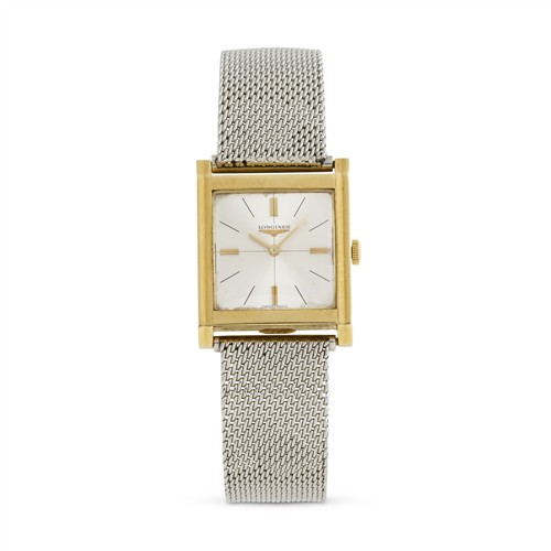 33A · LONGINES REF 7343 AN 18CT GOLD WRIST WATCH CIRCA 1965