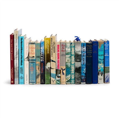 34 · BOOKS: A GROUP ON WHALES AND WHALING, AND SIMILAR (19 vols)