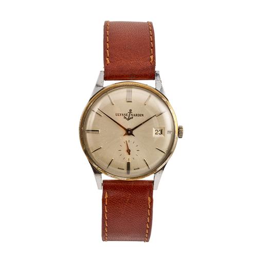 80 · ULYSSE NARDIN REF 8098 A STAINLESS STEEL WRIST WATCH WITH DATE CIRCA 1960